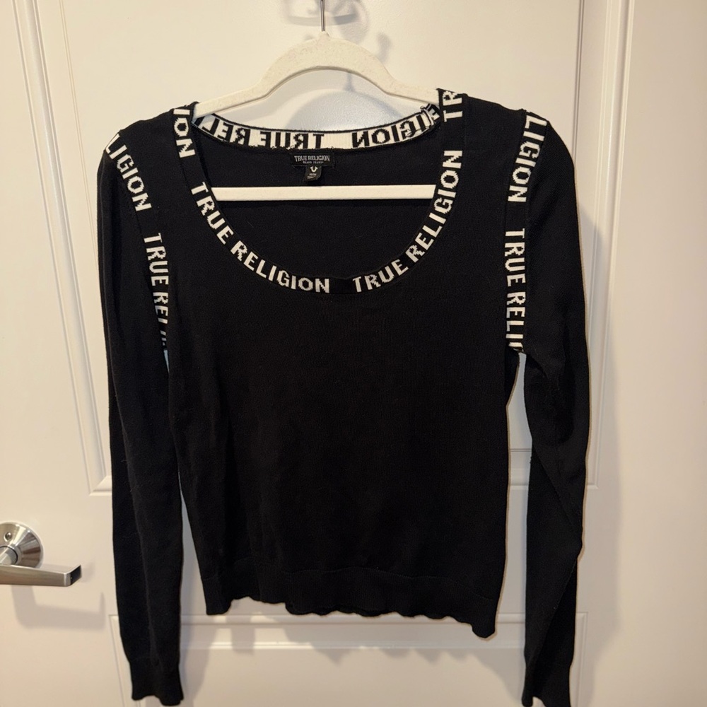 True Religion Black Women's Sweater